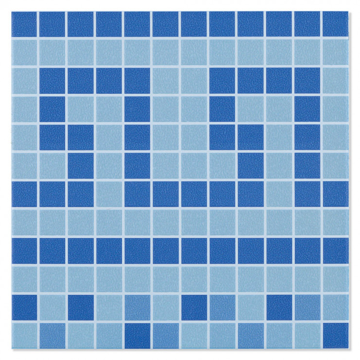 Dekor Klinker Aqua Blå Blank 33x33 cm-0
